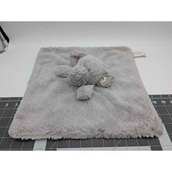 Kellytoy Elephant Lovey Gray Security Blanket 2020 Rattle Stuffed Animal Toy - Picture 1 of 6